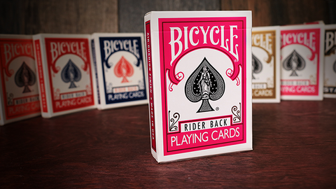Bicycle Rider Back Playing Cards - Fuchsia